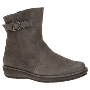Waldl?ufer 533913 HOJA Damen Winterstiefel Grau Carbon Lammfell Luftpolster Weit