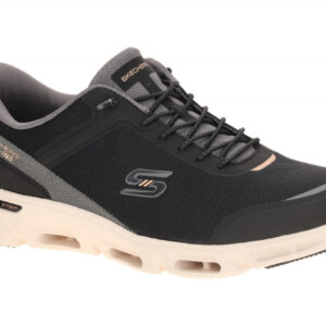Skechers 104616 BKNT Glide Step Gratify Slip-On Sneakers Schwarz Vegan Memory...