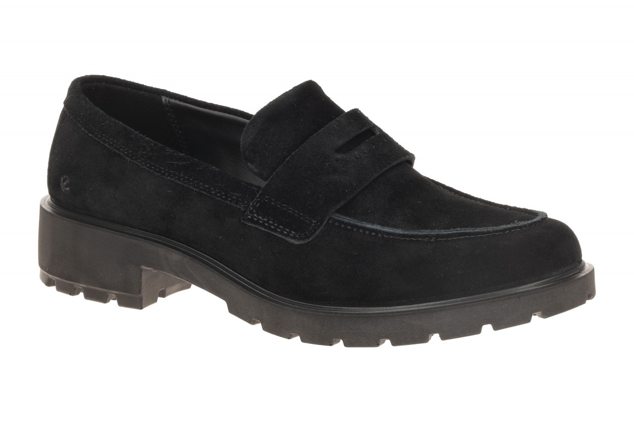 ECCO 231333 METROPOLE VIENNA WOMEN LOAFER BLACK Echtleder Slipper Blockabsatz 1 ECCO 231333 METROPOLE VIENNA WOMEN LOAFER BLACK Echtleder Slipper Blockabsatz