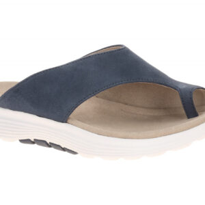 Gabor 86.812.46 Damen Pantoletten blau marine Wechselfu?bett Keilabsatz