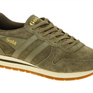 Gola Herren Sneaker CMB910KN Daytona Suede Trainer - Gr?n Khaki - Weich gepol...