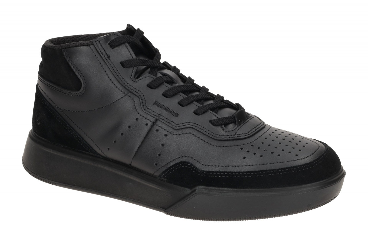 Ecco 53982451052 STREET COURT HIGH-TOP Herrenschuhe Schwarz Uni Schn?rung 1 Ecco 53982451052 STREET COURT HIGH-TOP Herrenschuhe Schwarz Uni Schn?rung
