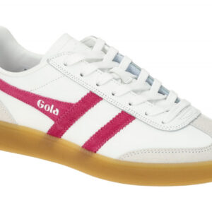 Gola CLB744WK Viper Leather Damenschuhe Sneaker wei?/pink/gr?n/braun