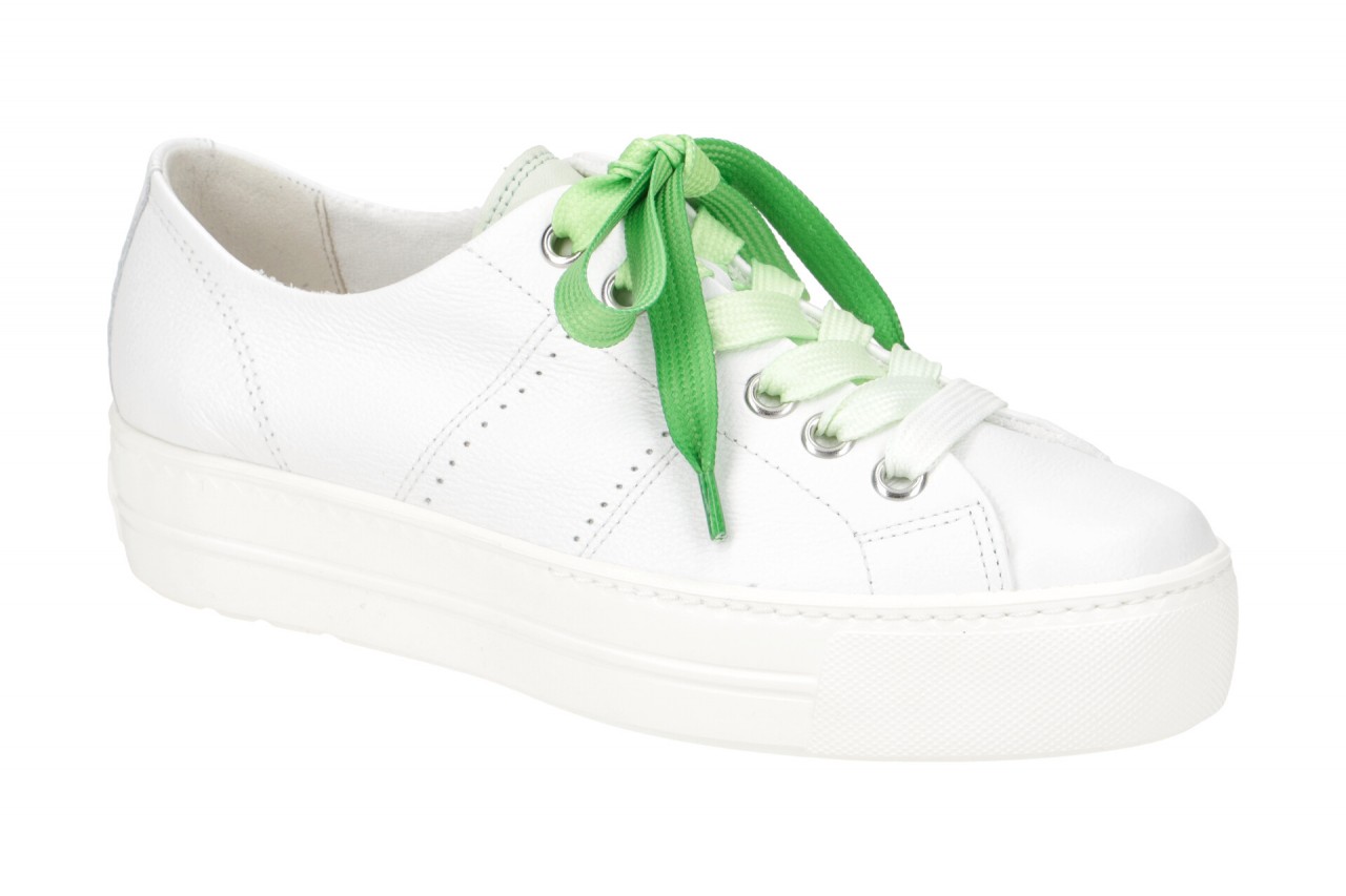 Paul Green Plateau Sneaker Modell 5247-02x Wei?/Pistachio Echtleder - super s... 1 Paul Green Plateau Sneaker Modell 5247-02x Wei?/Pistachio Echtleder - super s...