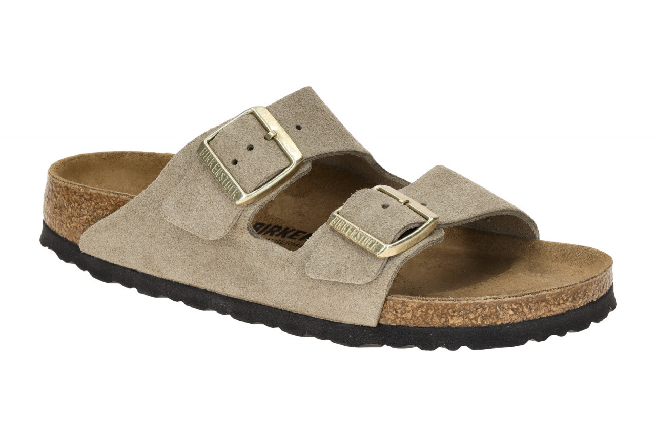 Birkenstock 1030269 Arizona BS Beige Taupe Damen Pantoletten mit Glitzer 1 Birkenstock 1030269 Arizona BS Beige Taupe Damen Pantoletten mit Glitzer