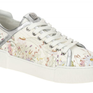 H?gl 3679 STEVIE Plateau Sneaker wei? multi Damen Echtleder Gummisohle