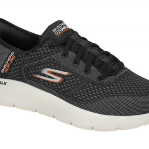 Skechers 216505 BKOR Go Walk Flex - New World Herrenschuhe Grau/Schwarz/Orange