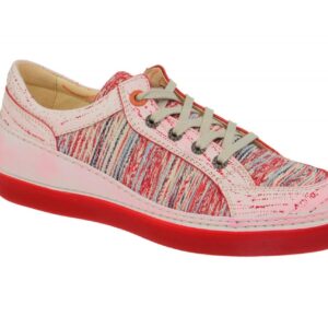Eject 18341.001 FEELING Damenschuhe Rot - Bequeme Halbschuhe mit Gummisohle