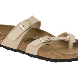 Birkenstock Damen Pantoletten Modell 1029811 Mayari beige-sandcastle mit anat...