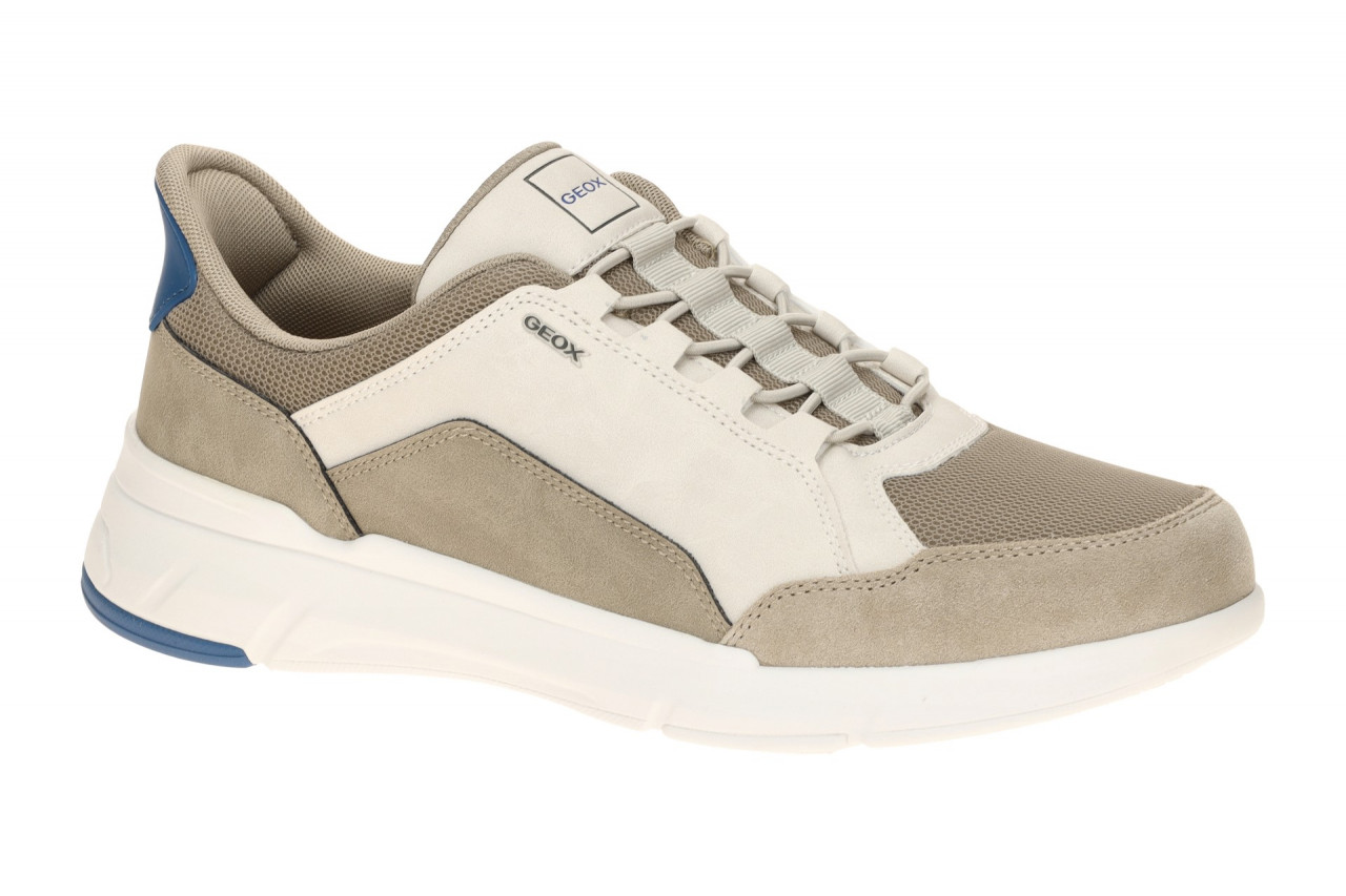 Geox U659KA VITTOUR PLUS Herren Sneaker Braun offwhite/sand FASTin System 1 Geox U659KA VITTOUR PLUS Herren Sneaker Braun offwhite/sand FASTin System