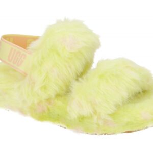 UGG 1118165 PLLN Damen Sandalette Gelb Pollen Lammfell Keilabsatz - Oh Yeah S...