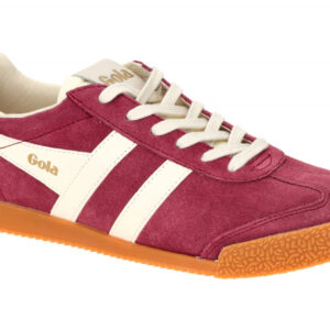 Gola CLB538DK ELAN Damenschuhe Sneaker rot/wei?/braun Velourleder/Mix Textil-...