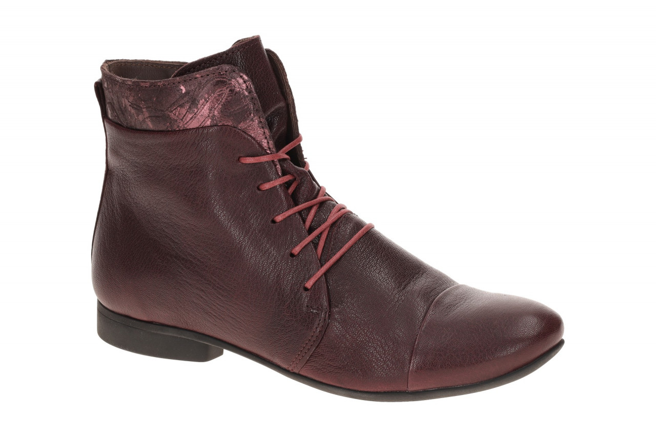 Think GUAD 2 Damen Stiefeletten Rot prungna / kombi elegante Ankle Boots 1 Think GUAD 2 Damen Stiefeletten Rot prungna / kombi elegante Ankle Boots