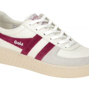 Gola Damen Sneaker CLA415AK Grand Slam Trident Wei?/Cerise/Chalk Pink, flach,...
