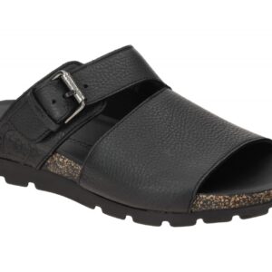 Panama Jack Herren Pantolette SATURNO C6 negro Schwarz bequeme Echtleder Pant...