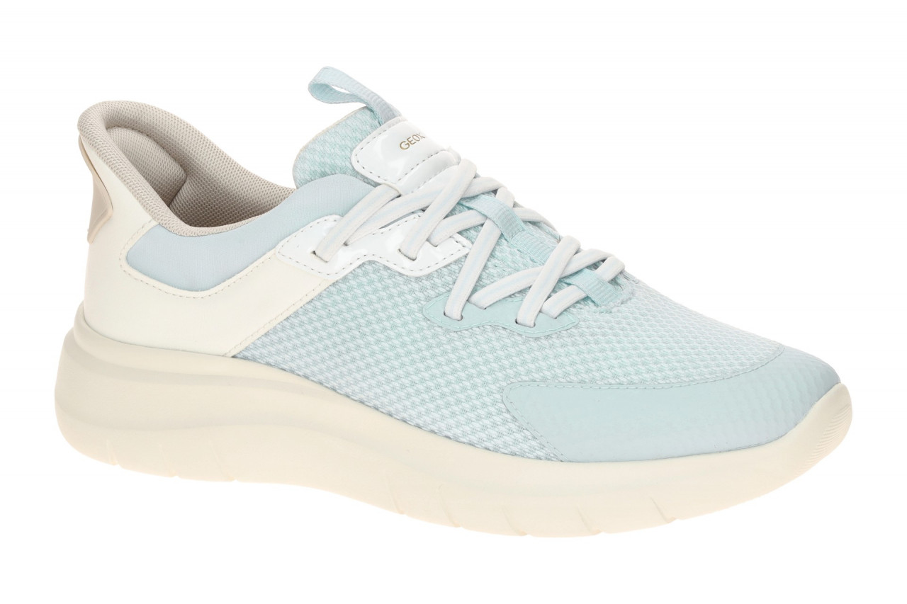Geox D670JB PLUMMERY PLUS - Donna Damen Slipper blau/wei? - FASTin System 1 Geox D670JB PLUMMERY PLUS - Donna Damen Slipper blau/wei? - FASTin System