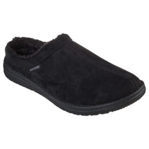 Skechers Relaxed Fit Melson HARMEN Herren Hausschuhe Pantoffeln gefüttert 210378...