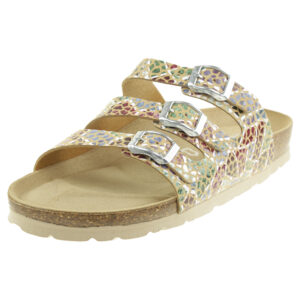 Rohde Sunnys N´13 Damen Pantolette Hausschuhe Sandale 5620 Camel