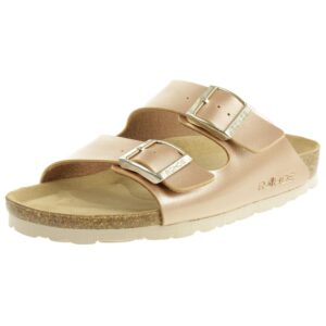 Rohde Alba Softino Pantolette Damen Hausschuhe Sandale 5623 33 lachs