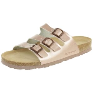 Rohde Alba Pantolette Damen Hausschuhe Sandale 5619 39 Kupfer