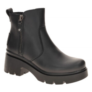 Panama Jack Damen Stiefeletten Phuket B7 Schwarz - wasserdichtes Echtleder