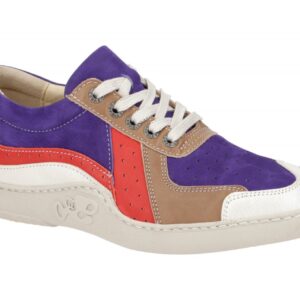 Eject 20419.001 SKAT_D Damenschuhe lila multi Echtleder Gummisohle flach
