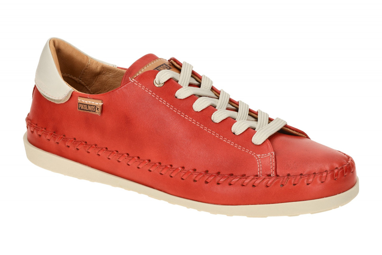 Pikolinos W8B-6531 SOLLER Damen Schn?r-Halbschuhe rot peach Echtleder bequem 1 Pikolinos W8B-6531 SOLLER Damen Schn?r-Halbschuhe rot peach Echtleder bequem