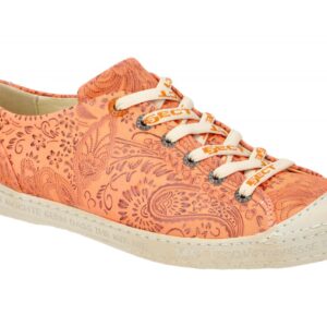 Eject 11207/3.061 DASS Damenschuhe Orange Nubuck mit Blumenmuster