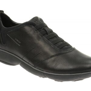 Geox U52D7B 00046 C9999 NEBULA Men's Sneakers Black - Breathable Leather Mesh