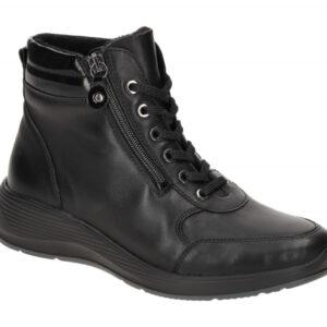 Waldl?ufer 698801 Damen Stiefeletten KALEA schwarz bequem mit Wechselfu?bett