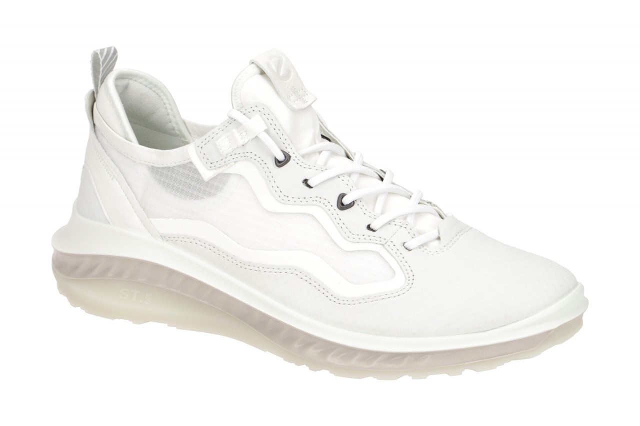 Ecco 821324 ST.360 Herrensport-Halbschuhe wei? - transparent - Sohle hellgrau 1 Ecco 821324 ST.360 Herrensport-Halbschuhe wei? - transparent - Sohle hellgrau
