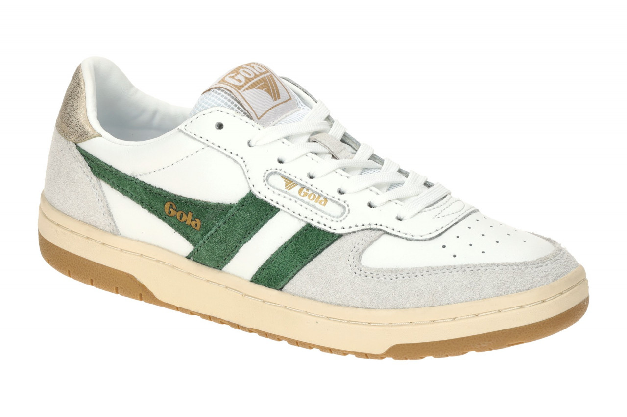 Gola CLB336WN HAWK Lady?s Damenschuhe Sneaker wei?/dunkelgr?n/gold 1 Gola CLB336WN HAWK Lady?s Damenschuhe Sneaker wei?/dunkelgr?n/gold