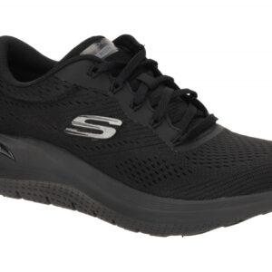 Skechers 150051 BBK Damen Sneaker Schwarz Mesh VEGAN Maschinen Waschbar