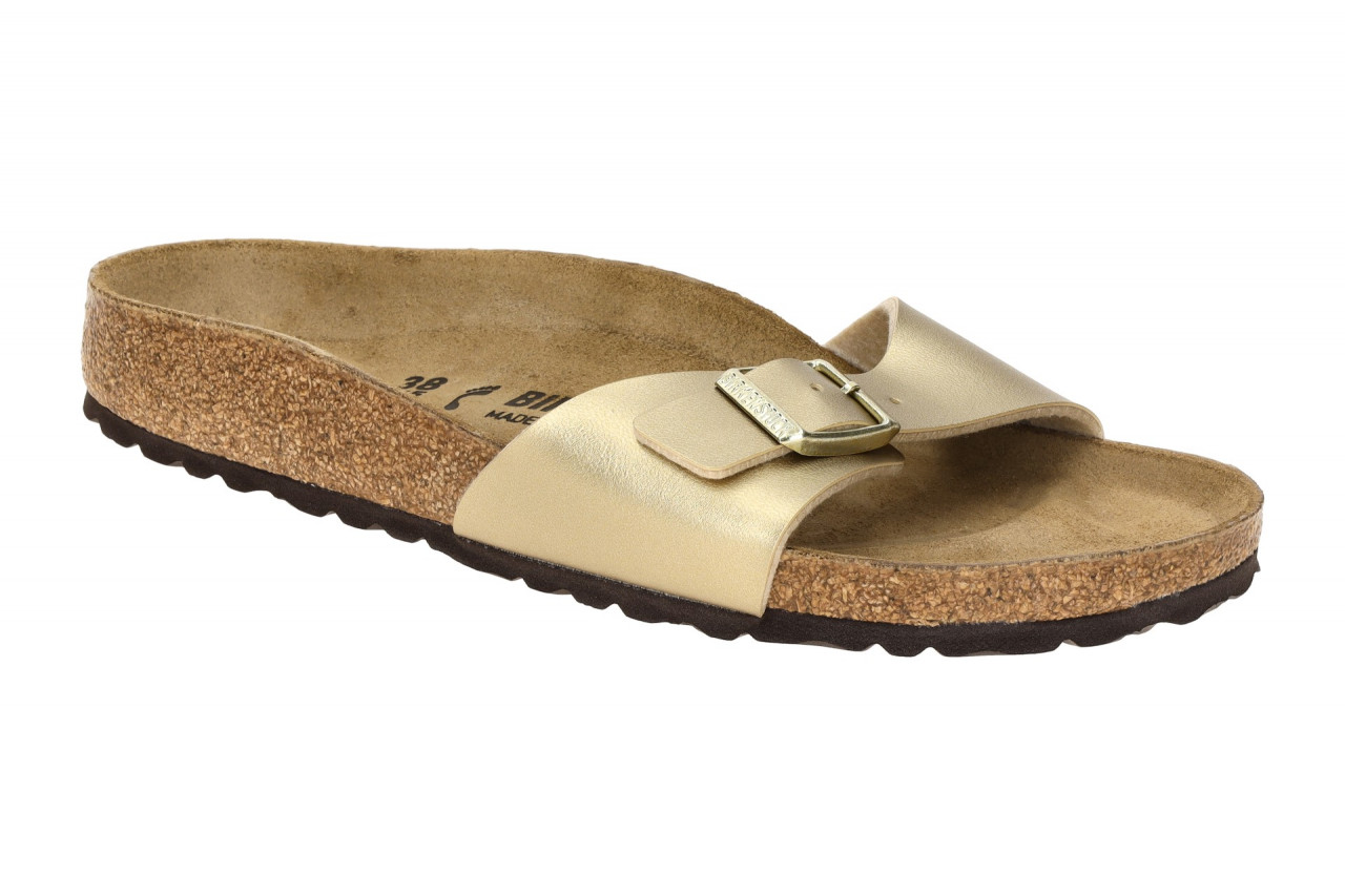 Birkenstock 1016107 Madrid BS Damen Pantoletten gold Synthetik Fu?bett 1 Birkenstock 1016107 Madrid BS Damen Pantoletten gold Synthetik Fu?bett