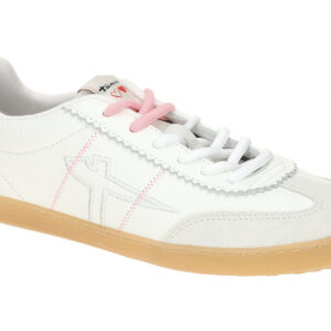 Tamaris 1-23609-46 156 Damen Halbschuhe Sneaker wei?/rose, Glattleder-Velourl...