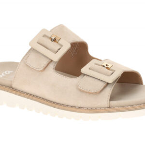 ara 12-28132 08 Beige Beach Pantoletten mit High-Soft Komfort Fu?bett
