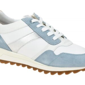 Geox Damen Halbschuhe D15AQA TABELY - sportlich, Blau/Sky/White, atmungsaktiv