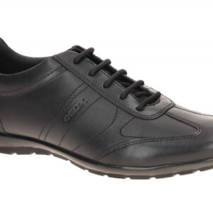 Geox U74A5B 00043 C9999 Herrenschuhe - Schwarz Echtleder - atmungsaktiv & was...