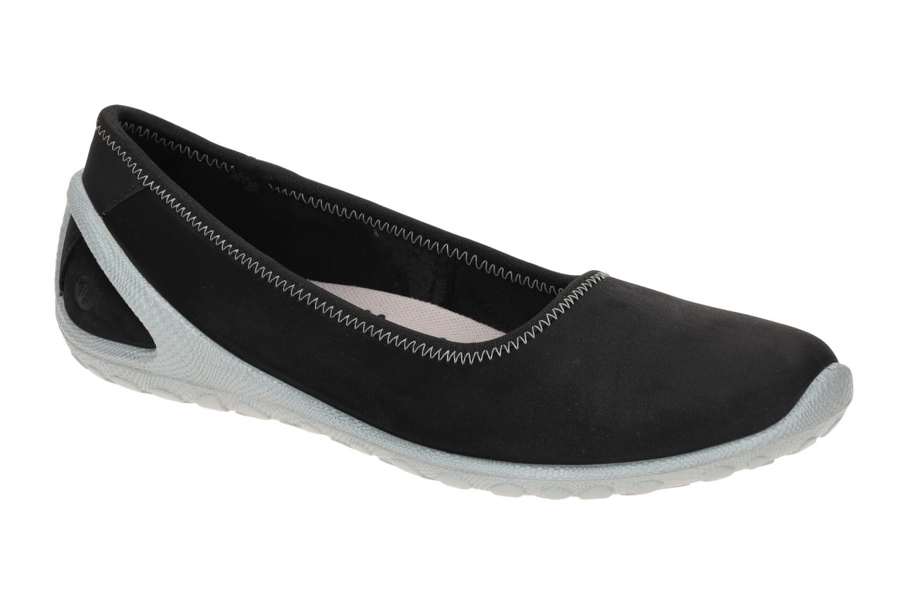 Ecco 80236302001 Damen Halbschuhe Schwarz Ballerinas Slip On Nubuck-leder 1 Ecco 80236302001 Damen Halbschuhe Schwarz Ballerinas Slip On Nubuck-leder