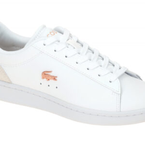 Lacoste Damen Sneaker Carnaby Set 48SFA0016 White/Lt Pink Echtleder Textil In...
