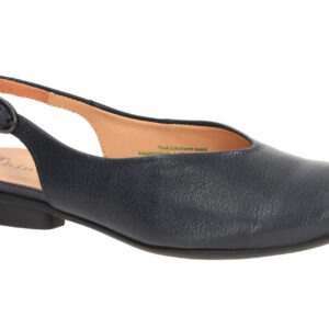 Think 731 Guad 2 Damenschuhe Sling Pumps navy Echtleder Gummisohle Blockabsatz