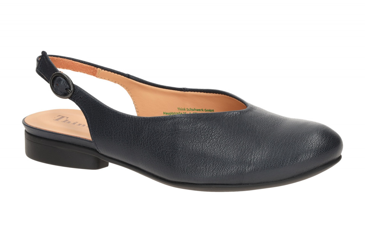 Think 731 Guad 2 Damenschuhe Sling Pumps navy Echtleder Gummisohle Blockabsatz 1 Think 731 Guad 2 Damenschuhe Sling Pumps navy Echtleder Gummisohle Blockabsatz