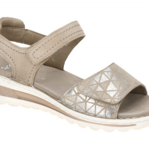 ara Damen Sandale TAMPA 12-47207 19 beige/sand/silber High-Soft Innensohle