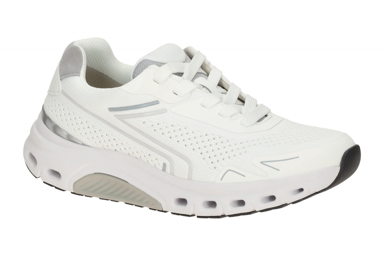 Gabor 86.984.20 ROLLINGSOFT Damen Sneaker Wei?/Grau atmungsaktiv & leicht 1 Gabor 86.984.20 ROLLINGSOFT Damen Sneaker Wei?/Grau atmungsaktiv & leicht