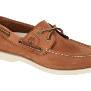Timberland 0A2Q9X EM7 Classic Boat Damen Halbschuhe Braun Rust Wechselfu?bett