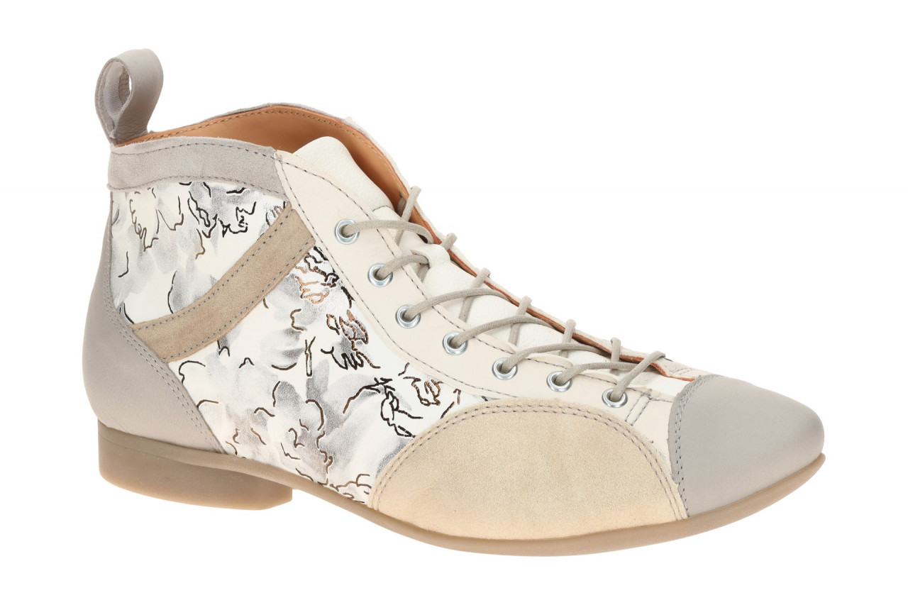 Think 000618 GUAD 2 Stiefeletten Grau Bianco/Kombi Glattleder Velourled Mix 1 Think 000618 GUAD 2 Stiefeletten Grau Bianco/Kombi Glattleder Velourled Mix