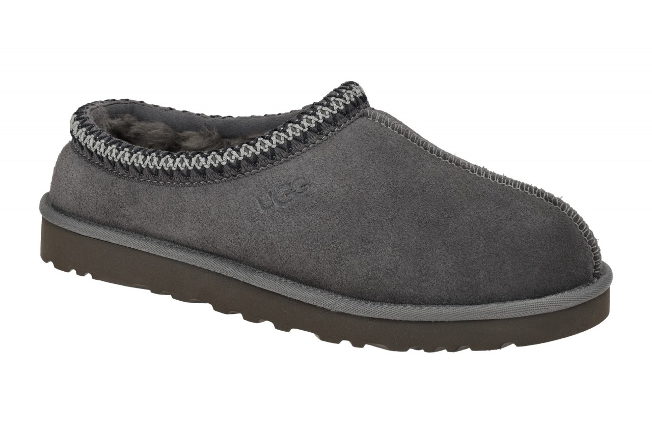 UGG 5950 DGRY TASMAN Herren Slipper dunkelgrau Velour Wolle-Recycled Polyester 1 UGG 5950 DGRY TASMAN Herren Slipper dunkelgrau Velour Wolle-Recycled Polyester