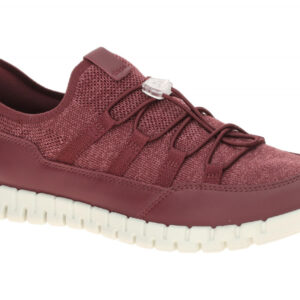 Ecco 246303 GRUUV LITE - WOMEN's Slipper dark ruby/nocturne Dual-Fit Fu?bett
