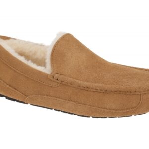 UGG 1101110 CHE ASCOT Herren Slipper braun Velourleder Warmfutter bequeme Hal...