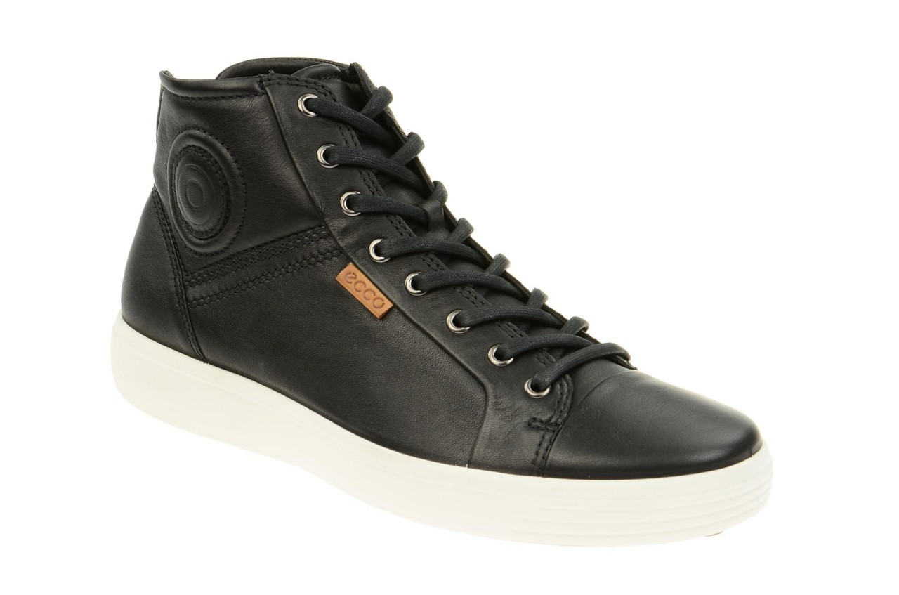 Ecco 43002301001 Schwarz Soft 7 Damen Stiefeletten - Leder, Flach, Gummisohle 1 Ecco 43002301001 Schwarz Soft 7 Damen Stiefeletten - Leder, Flach, Gummisohle